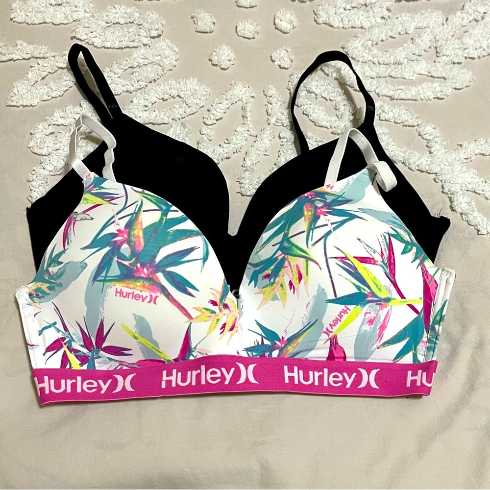 Hurley Wireless bra, 2 pk
